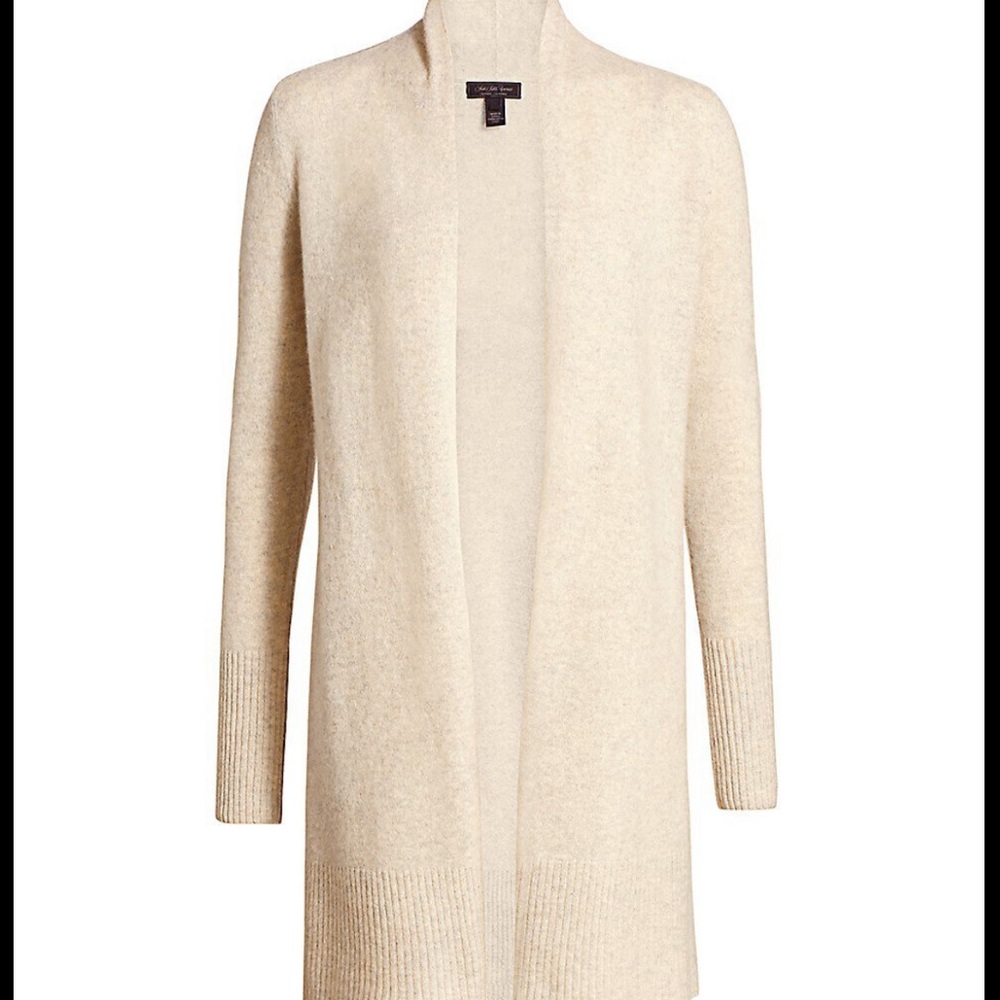 Saks Fifth Avenue 100% Cashmere Long Cardigan
